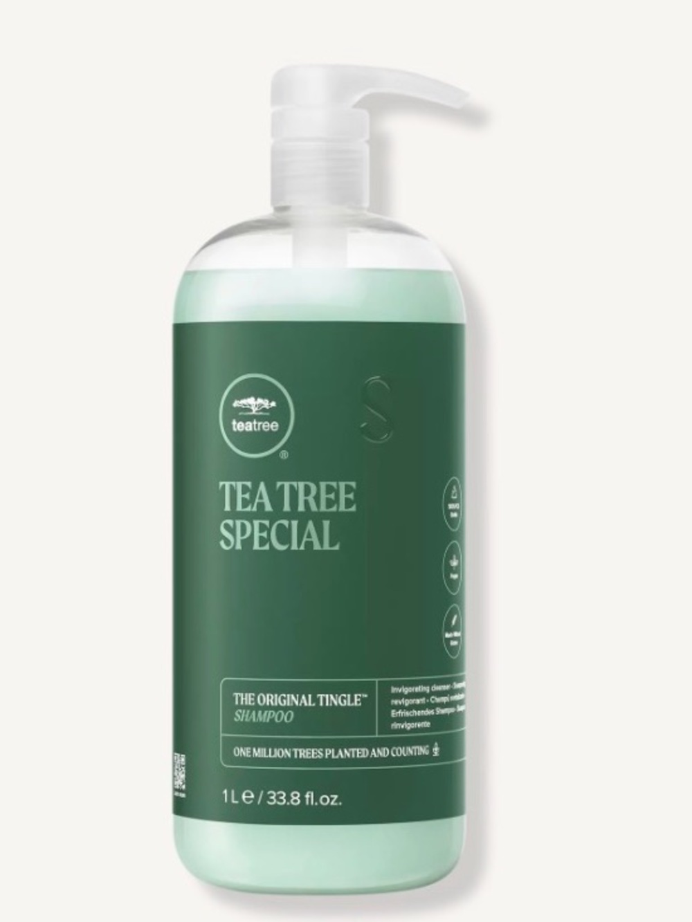 *NEW*1 Liter*Tea Tree Special* The Original Tingle Shampoo - Green